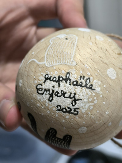 Boule de Noël - Raphaële Enjary
