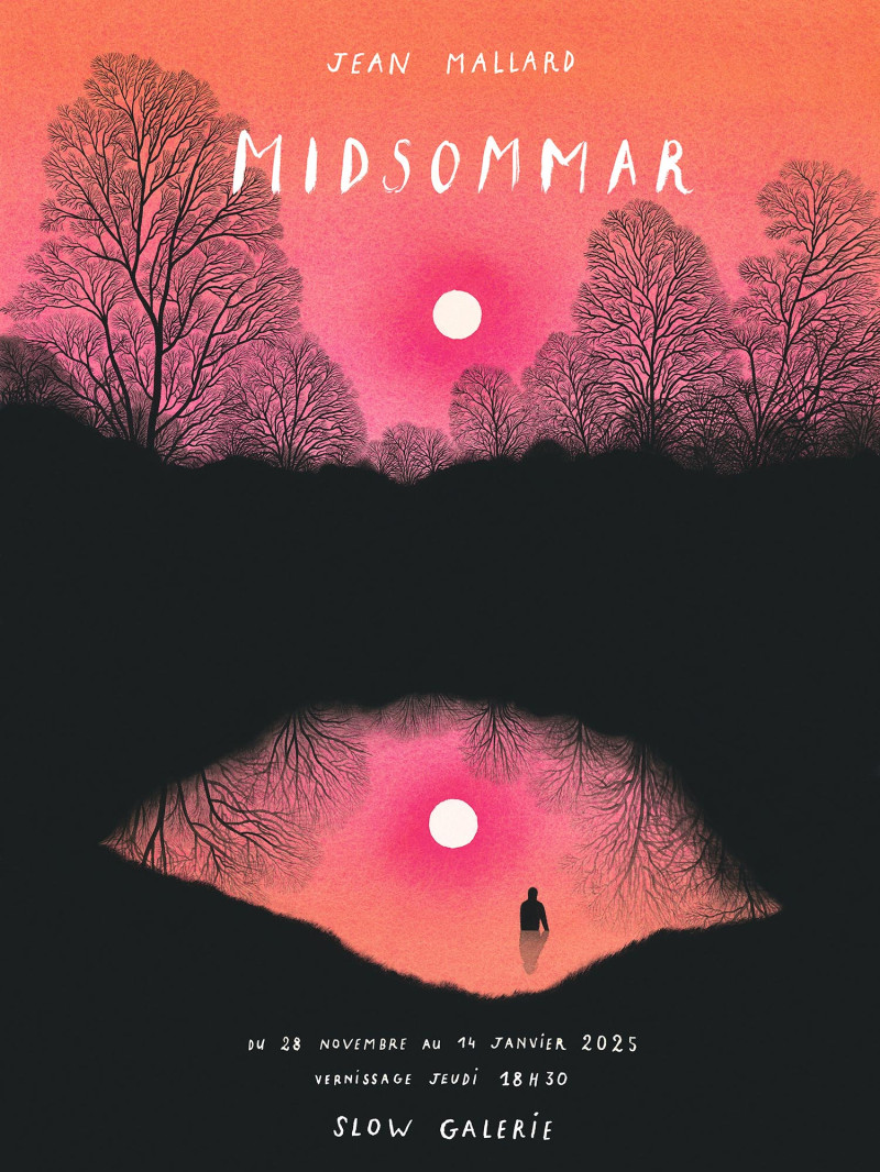 Affiche 1 de l'exposition "Midsommar" par Jean Mallard