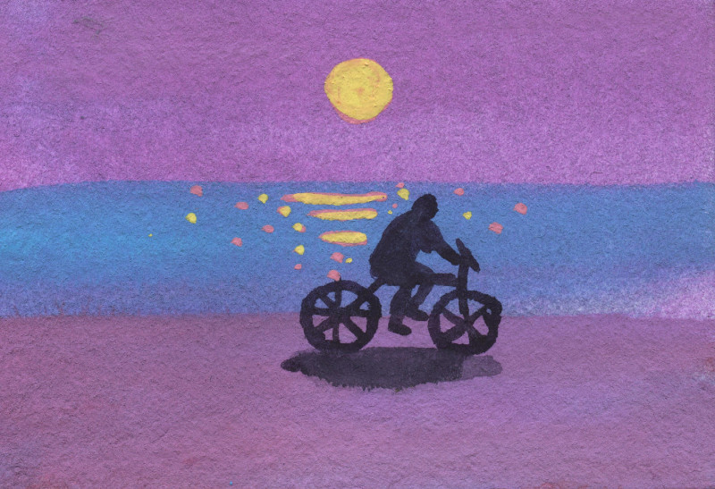 Cycliste (œuvre unique)