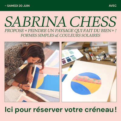 ATELIER PEINTURE "Trouver son soleil intérieur" avec Sabrina Chess