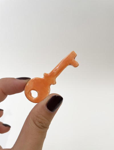 Petite clé orange