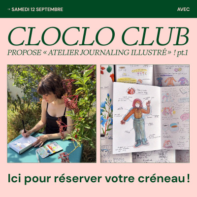 WORKSHOP "Illustrated journaling pt.1" with Cloclo Club