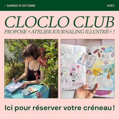 WORKSHOP "Illustrated Journaling" with Cloclo Club