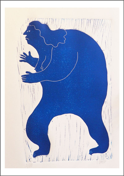 Catcheuse (fond blanc)