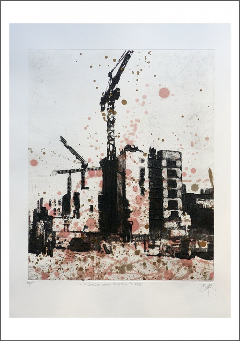 Construction avenue de France (couleur) 3/8 Construction avenue de France (couleur) 3/8