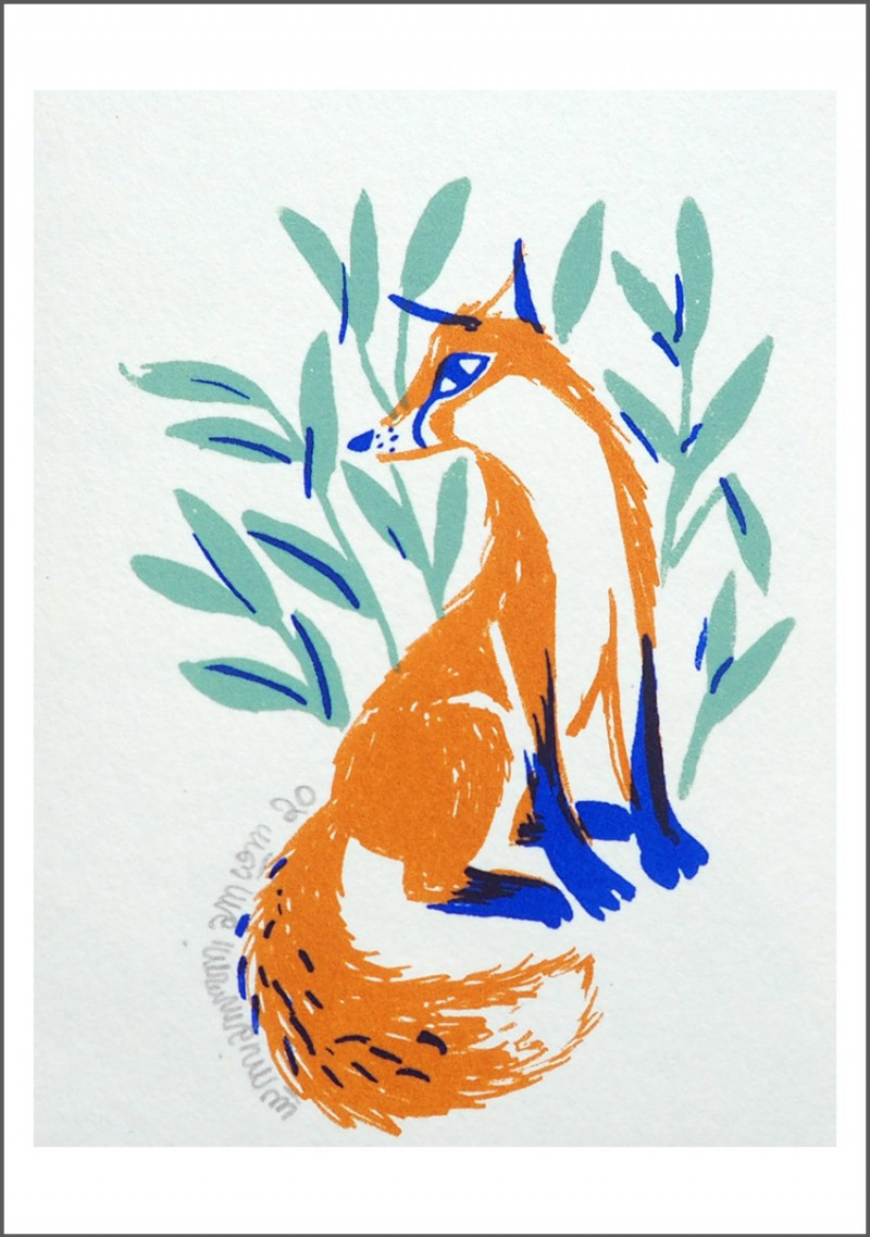 Sitting Fox Sitting Fox