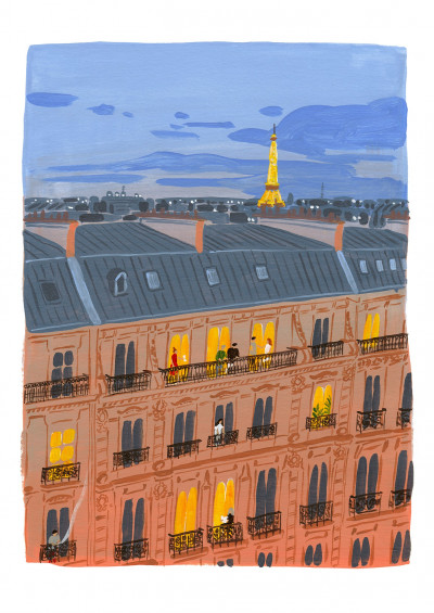Une nuit tombe sur Paris