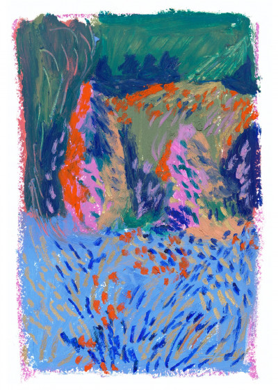 The blue meadow