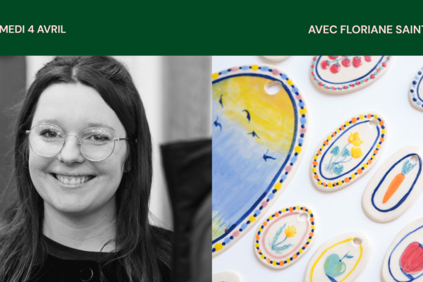 ATELIER "Peinture sur céramique" avec l'artiste Floriane Saint Sébastien